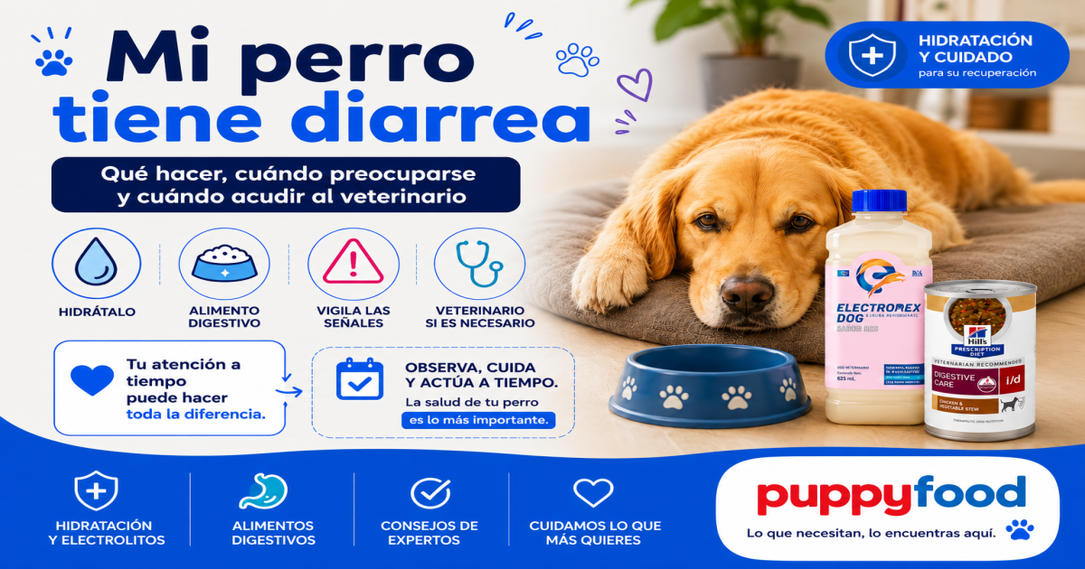 ¿Por qué mi perro tiene diarrea?